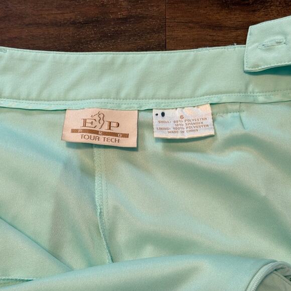 EP Pro Mint Green Women’s Size 6 Golf Skort Athletic Performance - Picture 6 of 7